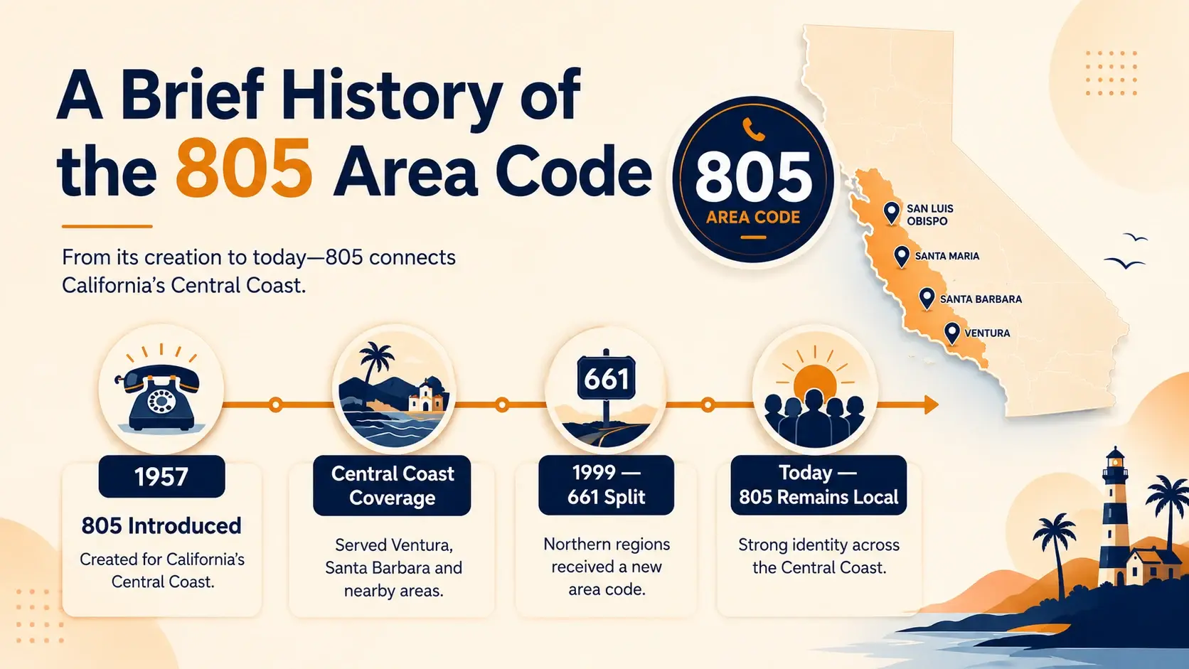 A Brief History of the 805 Area Code