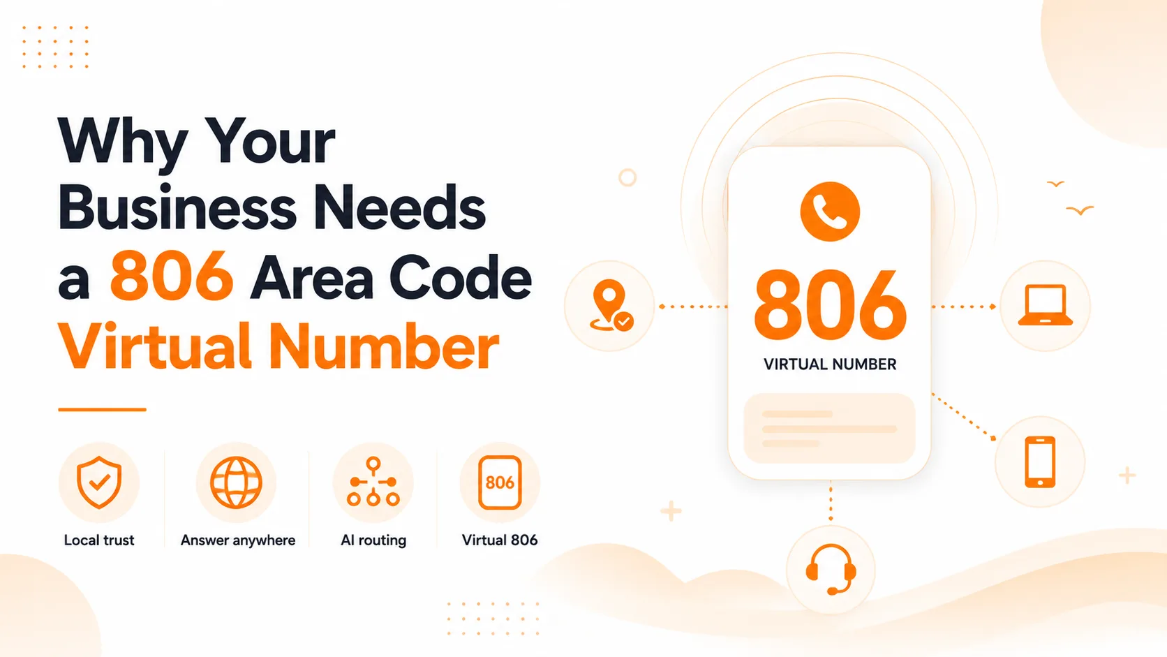 The business landscape behind local 806 numbers