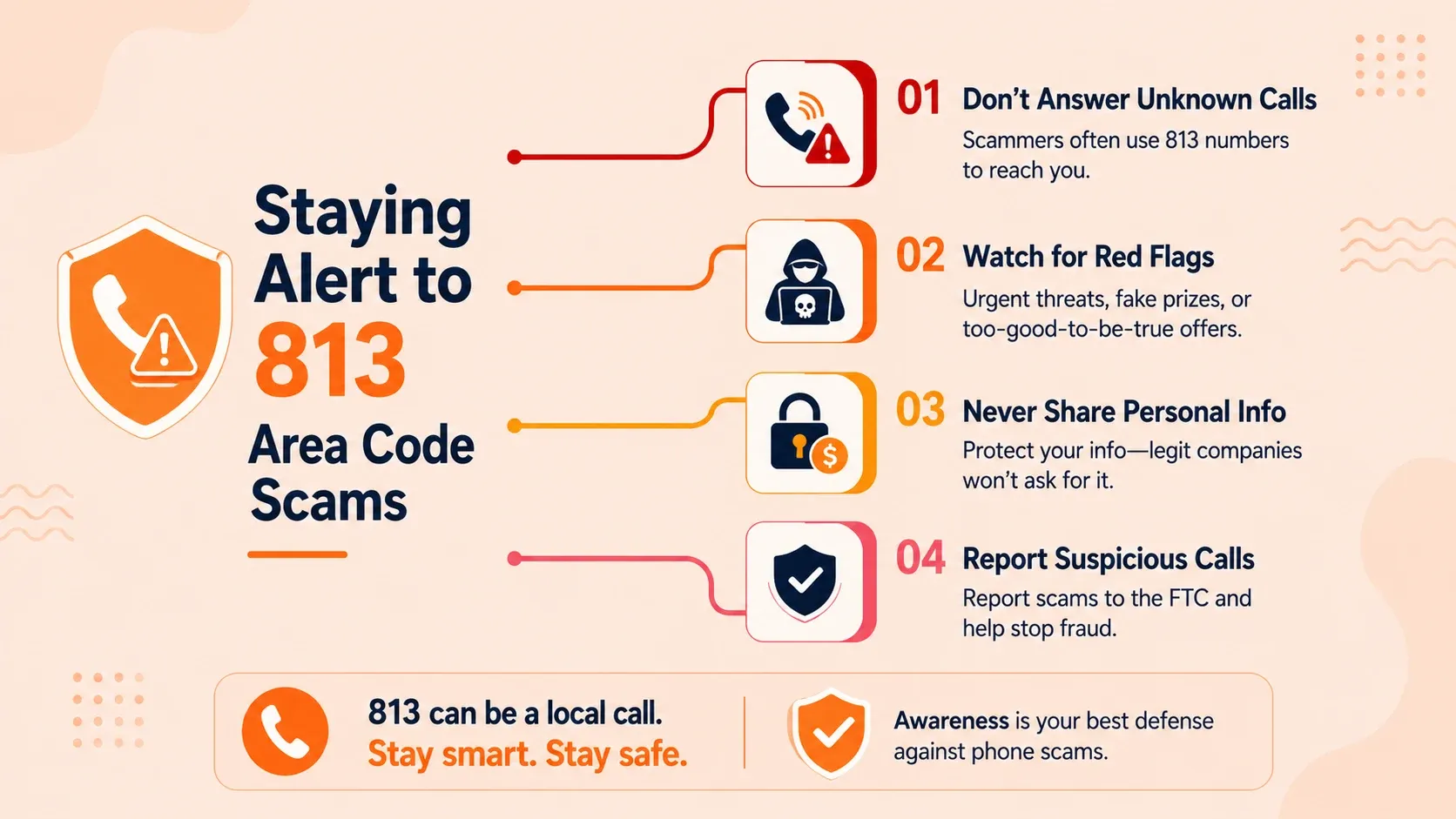 Staying Alert to 813 Area Code Scams
