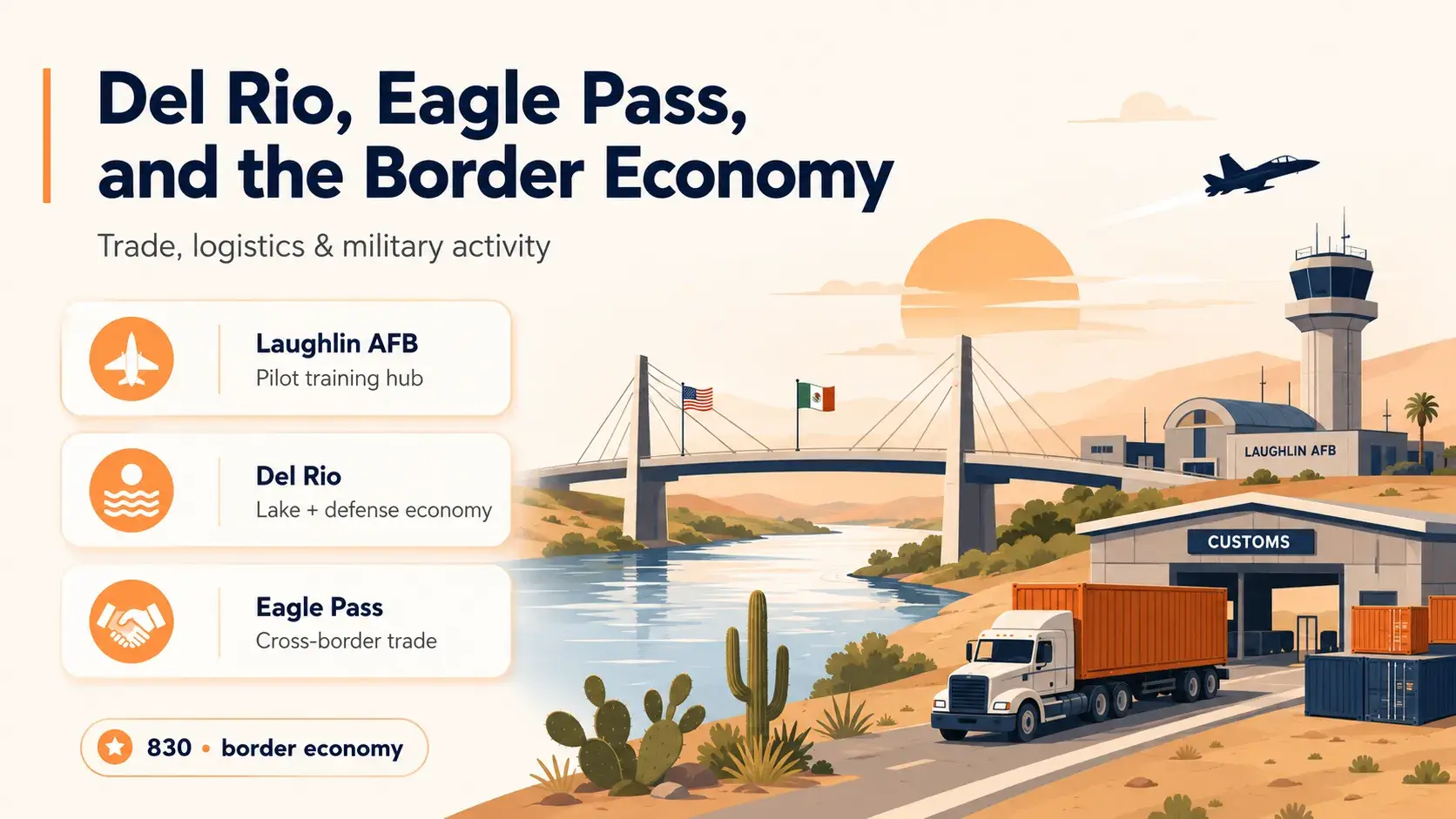 Del Rio, Eagle Pass, and the border economy