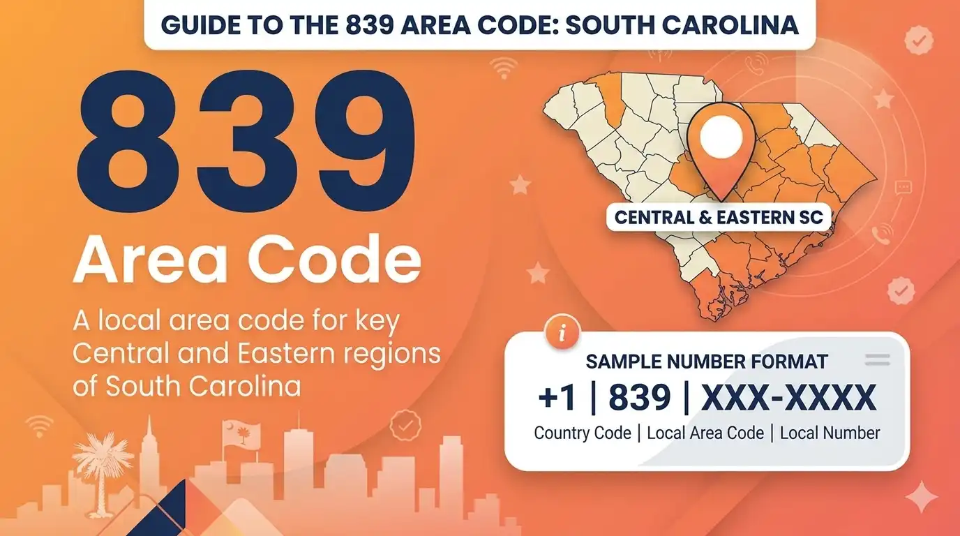 839 area code