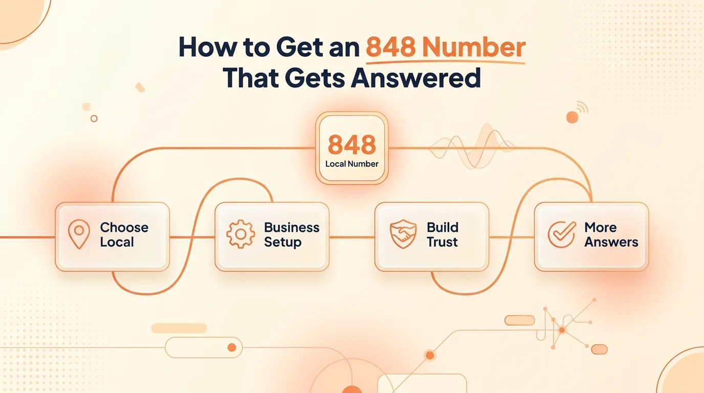 How to get an 848 number that gets answered
