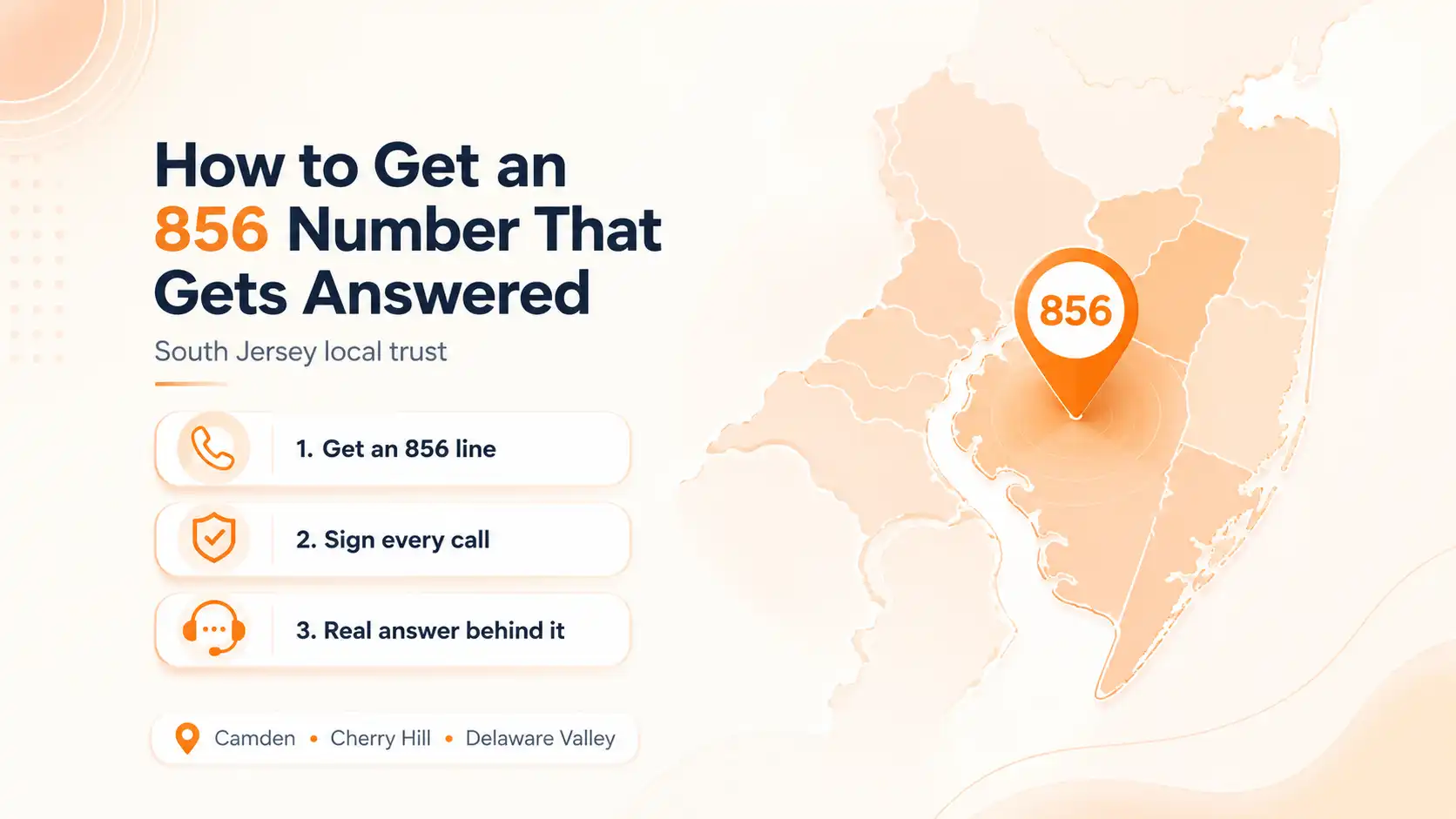 How to get an 856 area code number