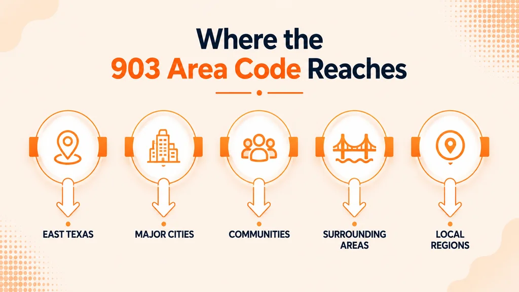 Where the 903 Area Code Reaches — area code 903