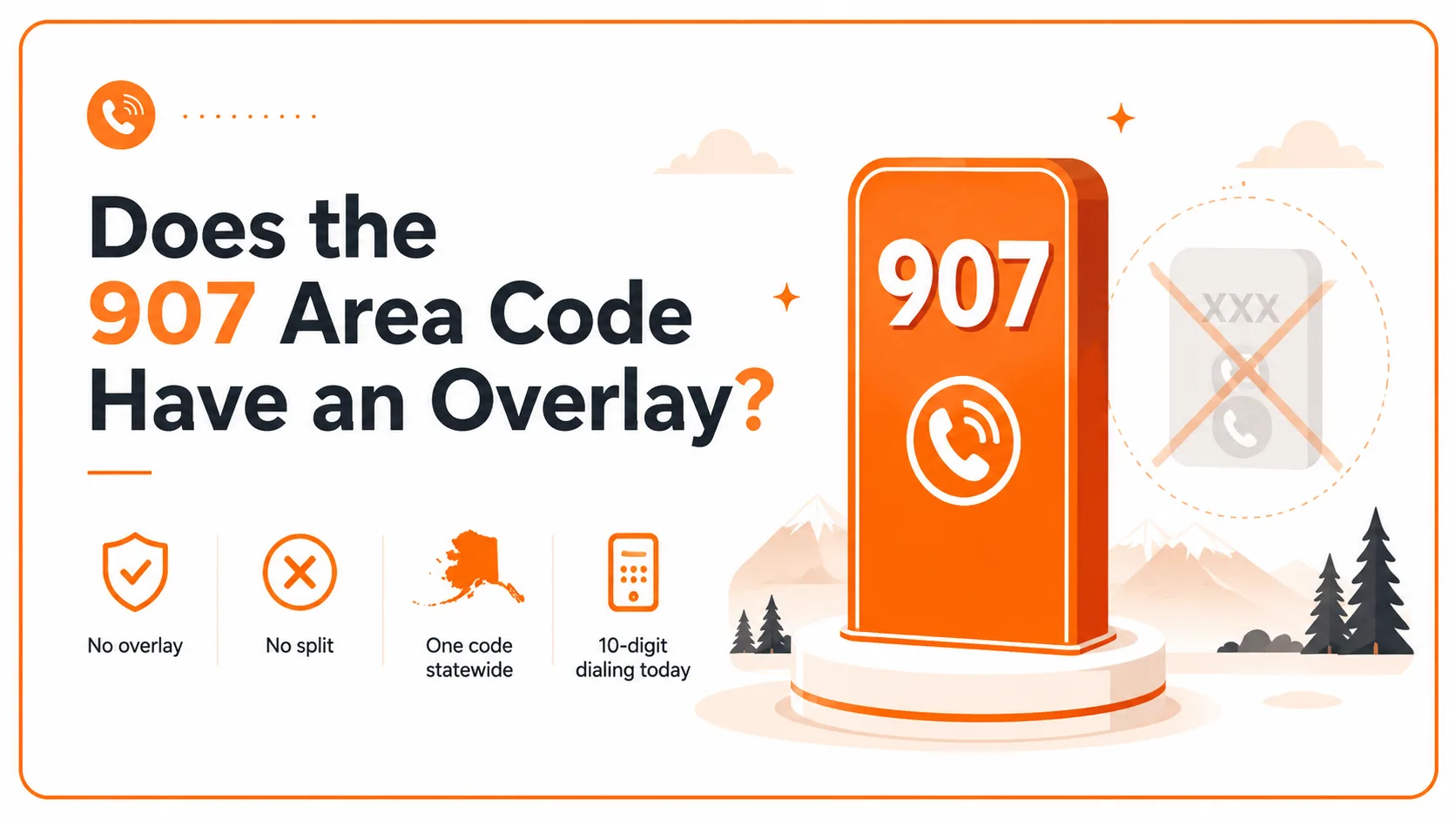 907 area code by the numbers: established 1957, population, Anchorage size, and land area