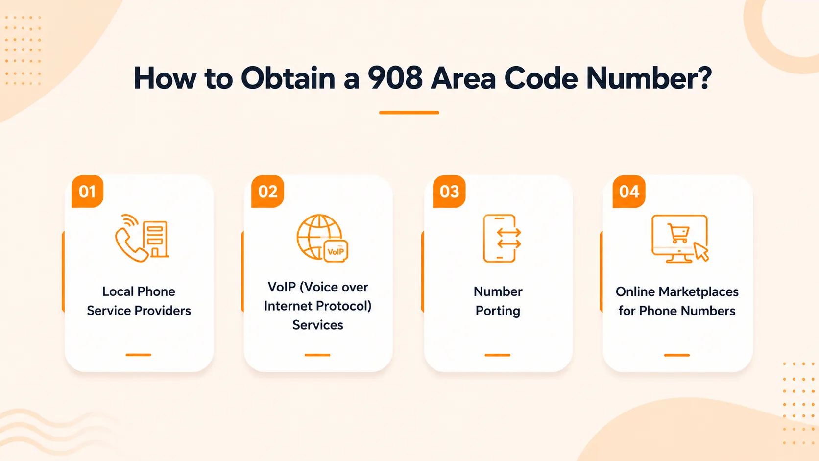 How to obtain a 908 area code number