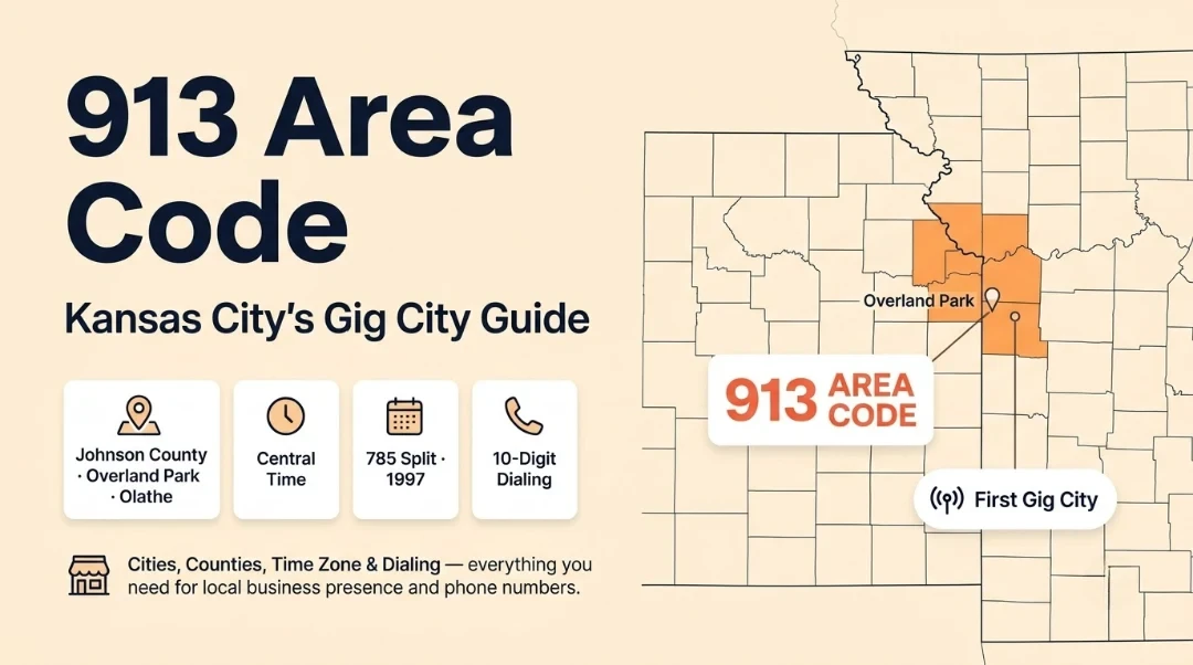 913 area code hero