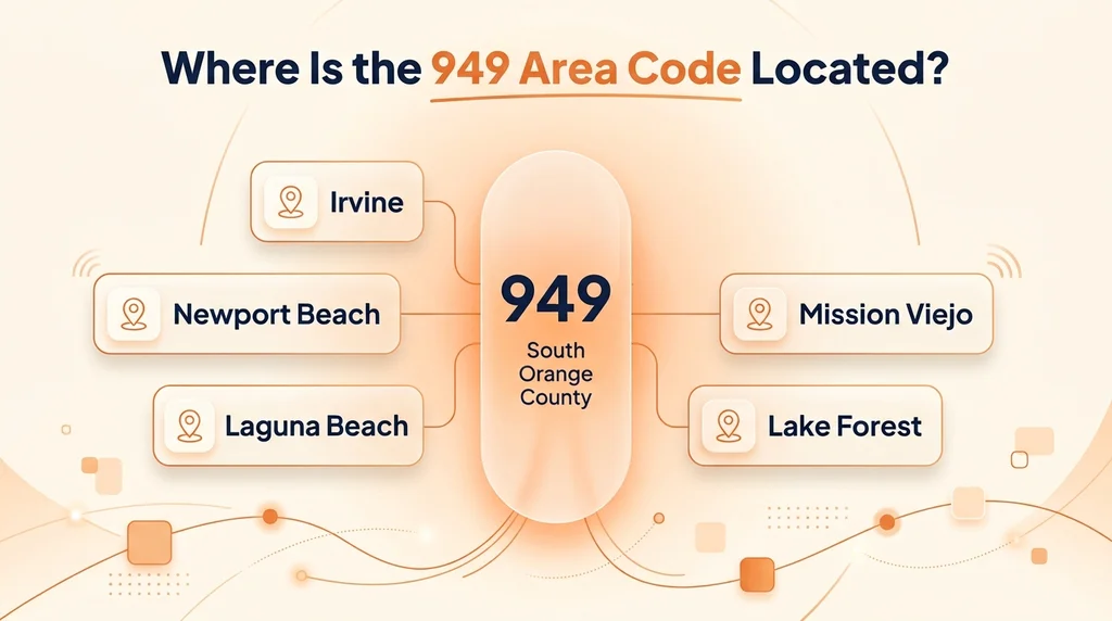 Where Is the 949 Area Code Located — area code 949
