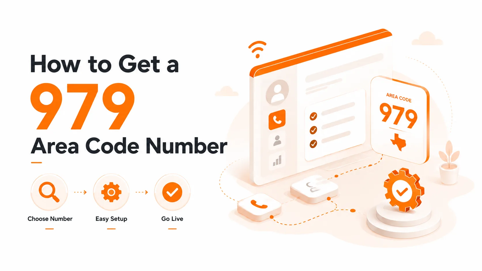 How to get a 979 area code number — choose, set up, and go live