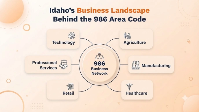 Idaho's business landscape behind the 986 area code — technology, agriculture, manufacturing, healthcare