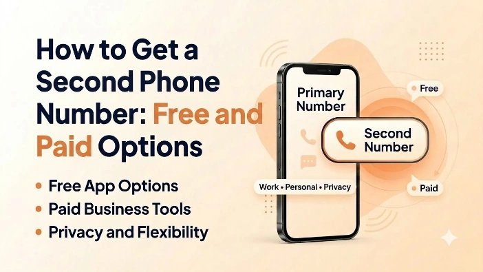 How to Get a Second Phone Number Banner