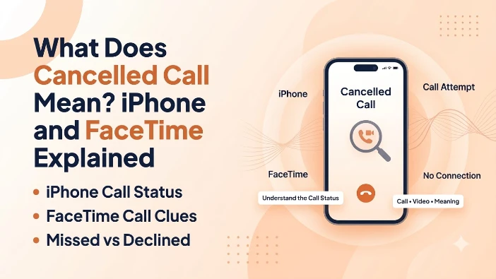 what does cancelled call mean banner
