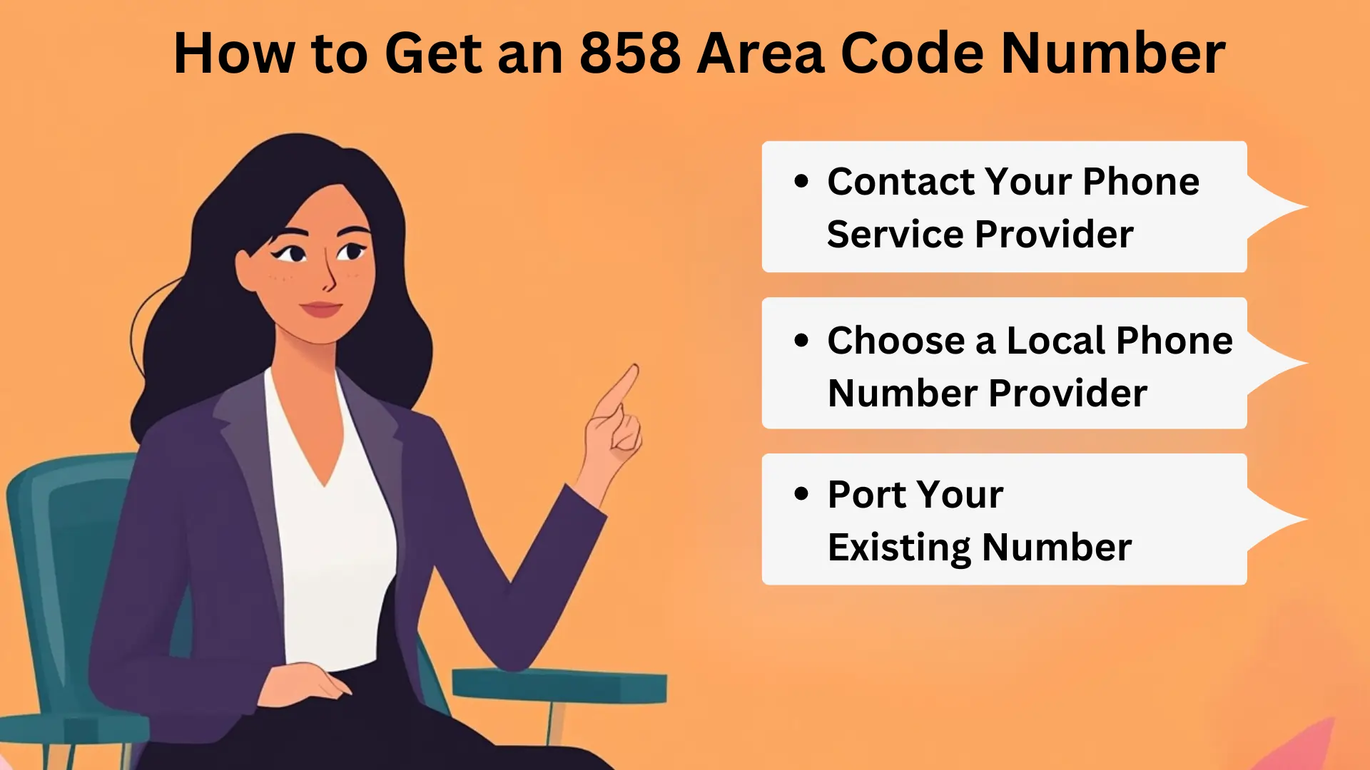 how to get 858 area code