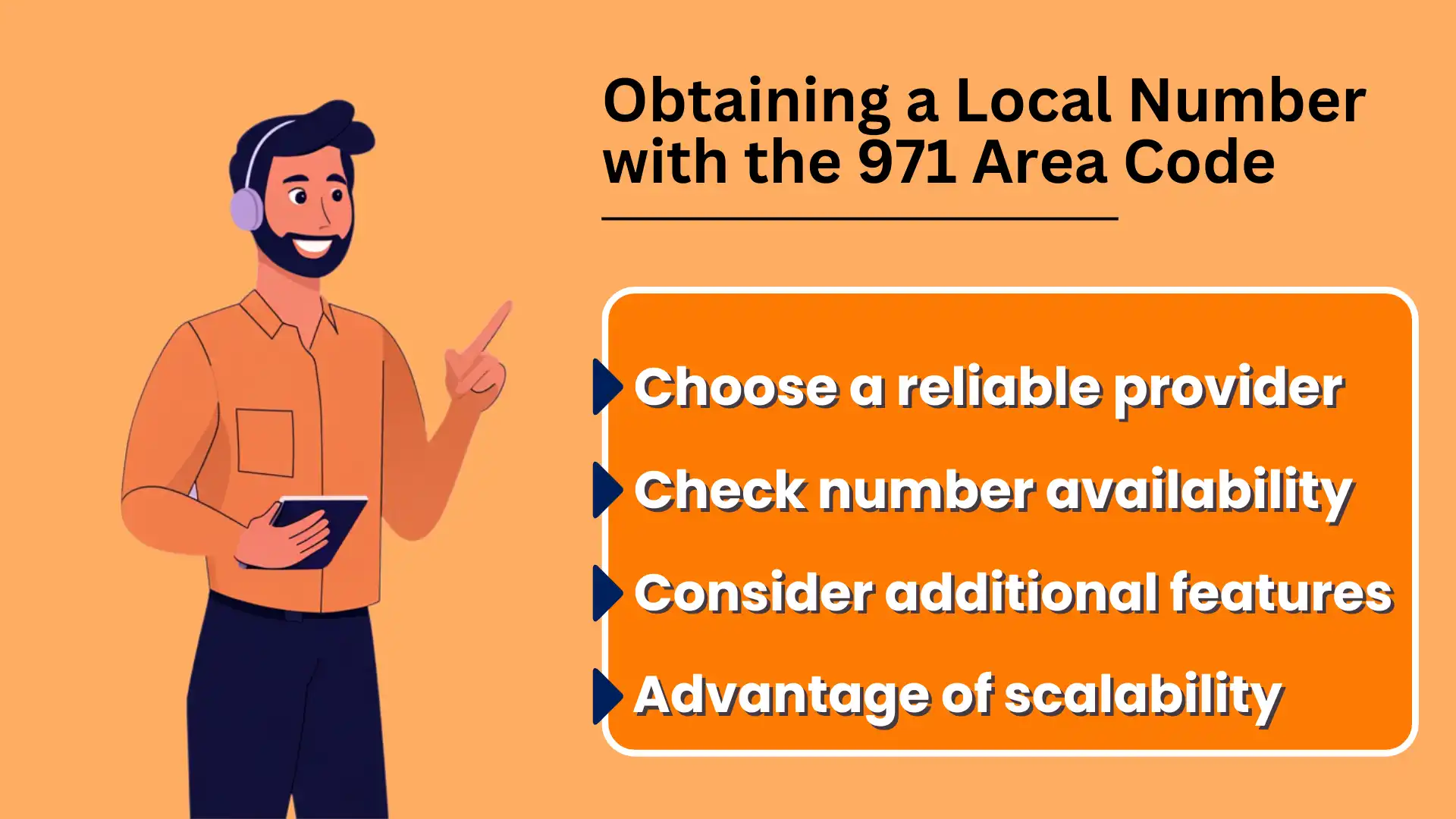 Obtaining a Local Number with the 971 Area Code
