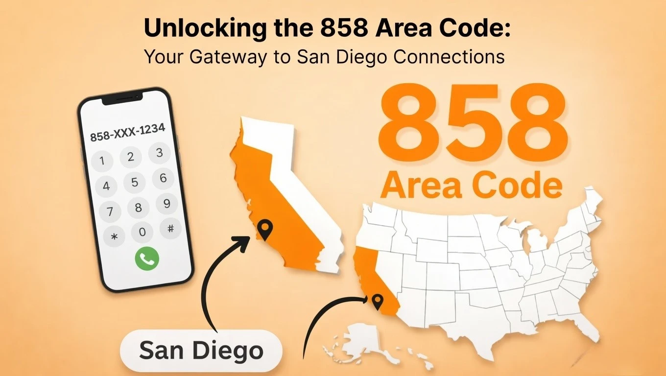 858 area code