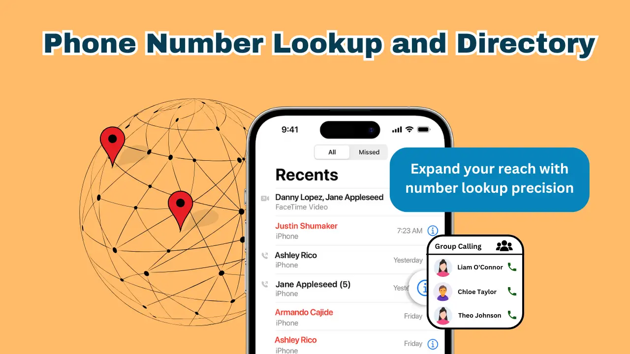 Phone Number Lookup and Directory