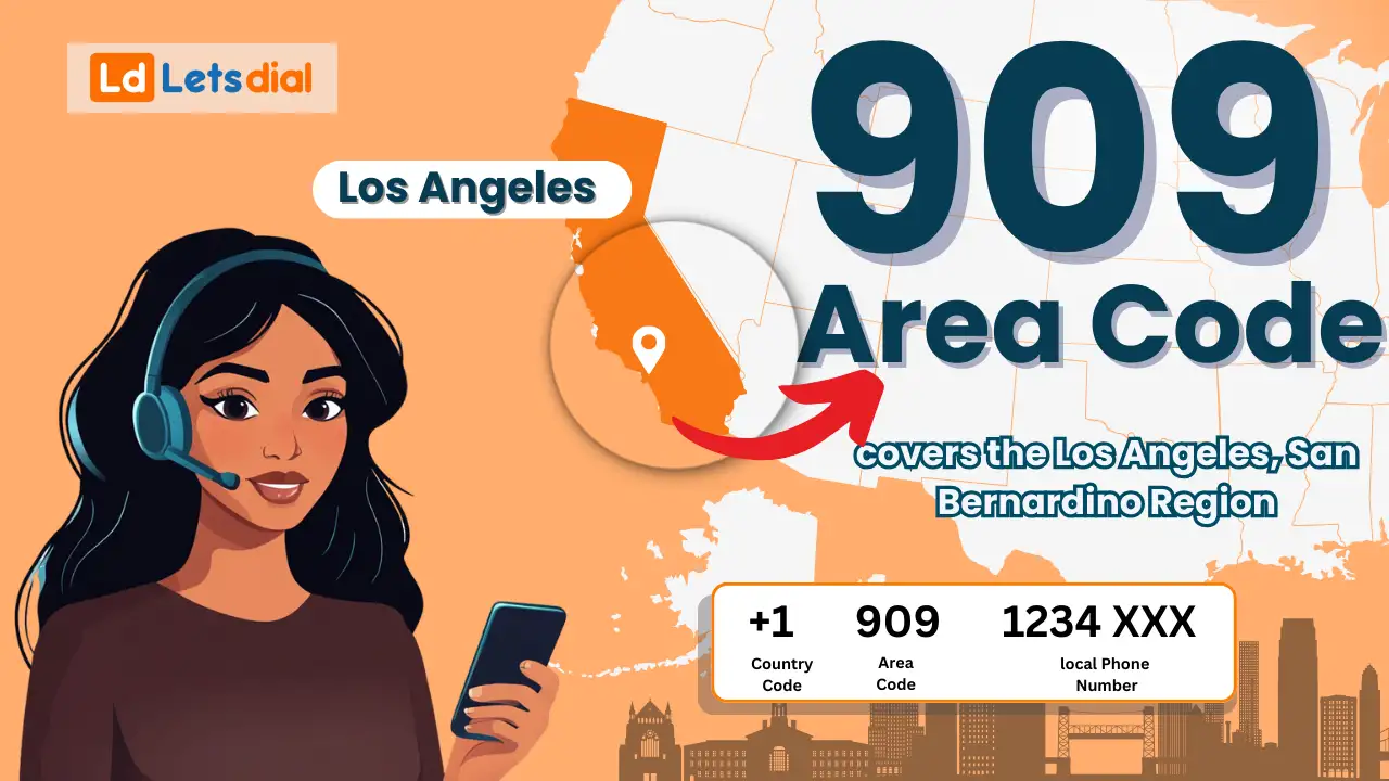 รับประกันหมายเลขรหัสพื้นที่ 909 สำหรับการเติบโตทางธุรกิจของคุณ