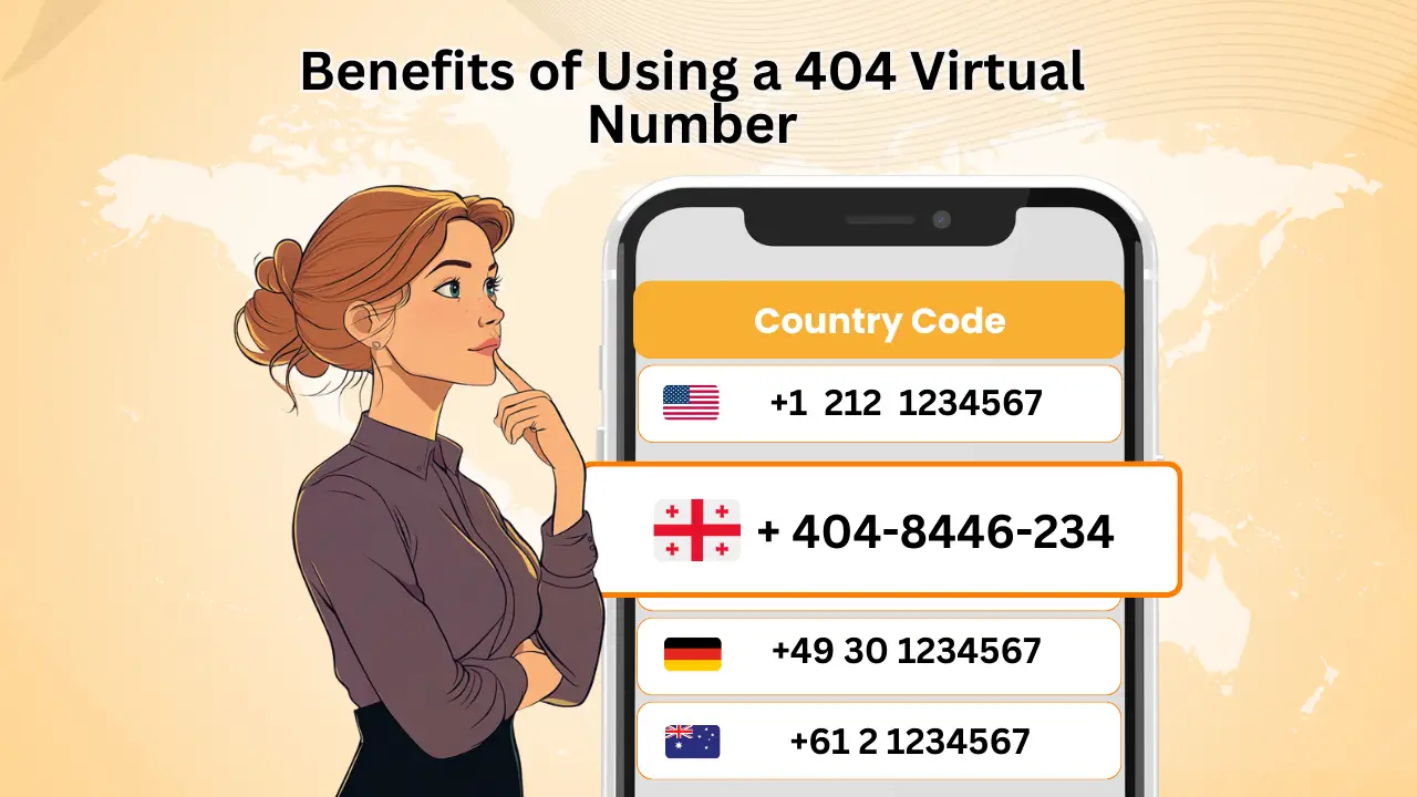 Benefits of Using a 404 Virtual Number