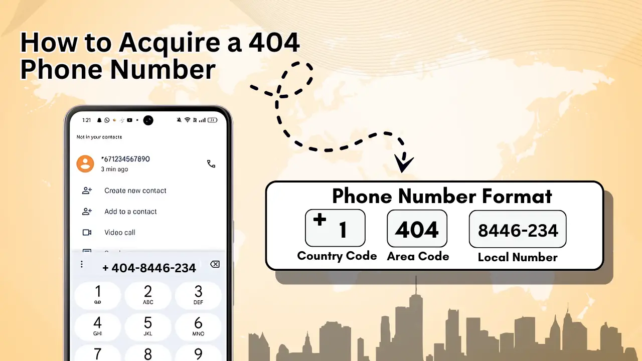 How to Acquire a 404 Phone Number