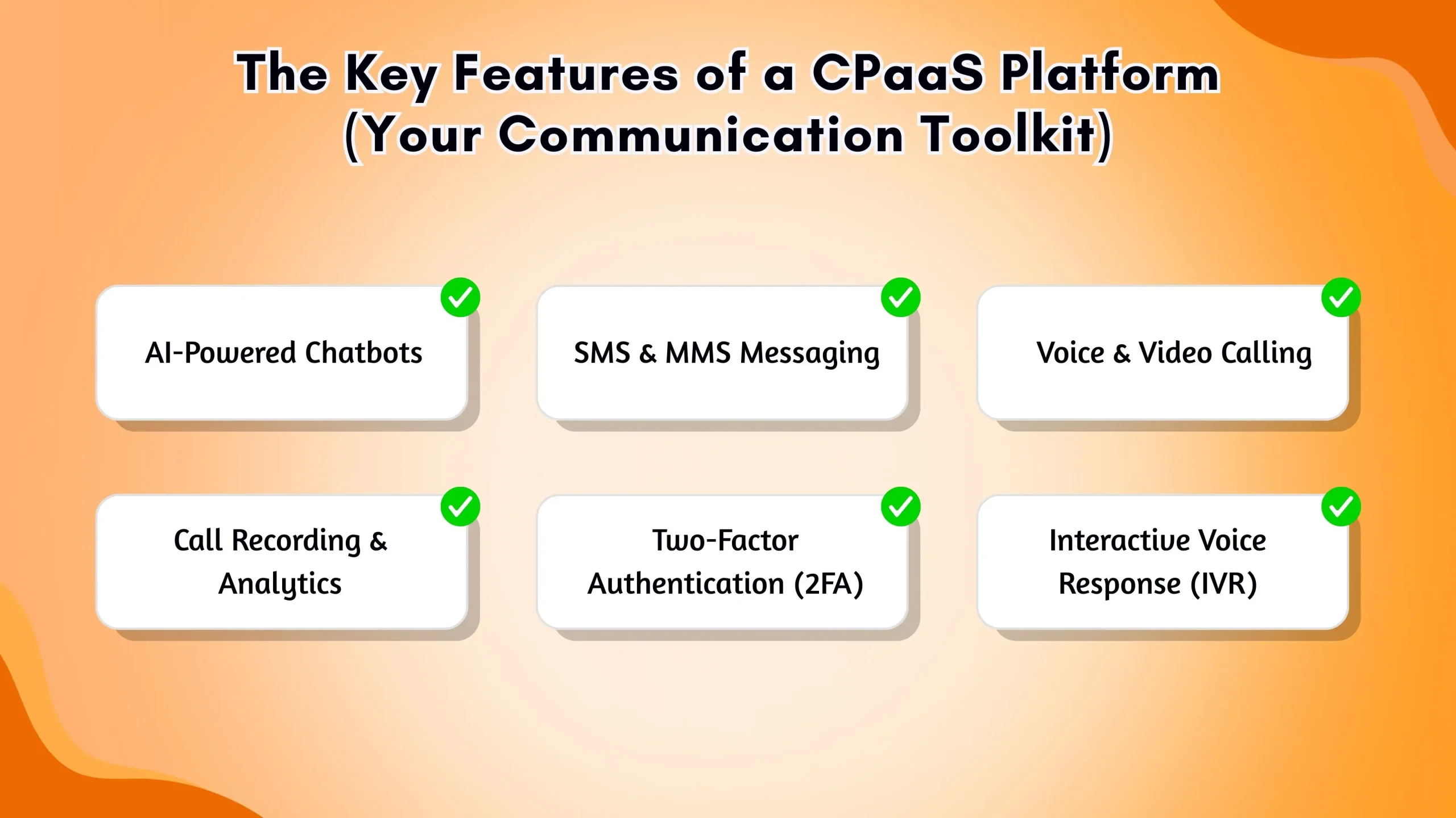 Key Features of CPaaS Platform