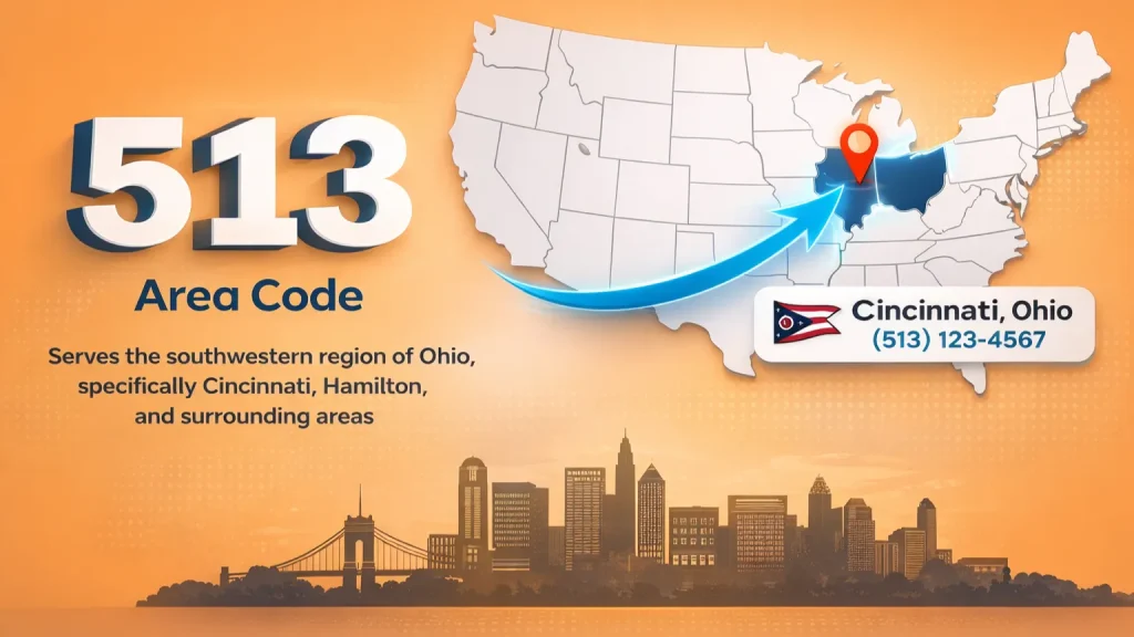 513 area code image features image